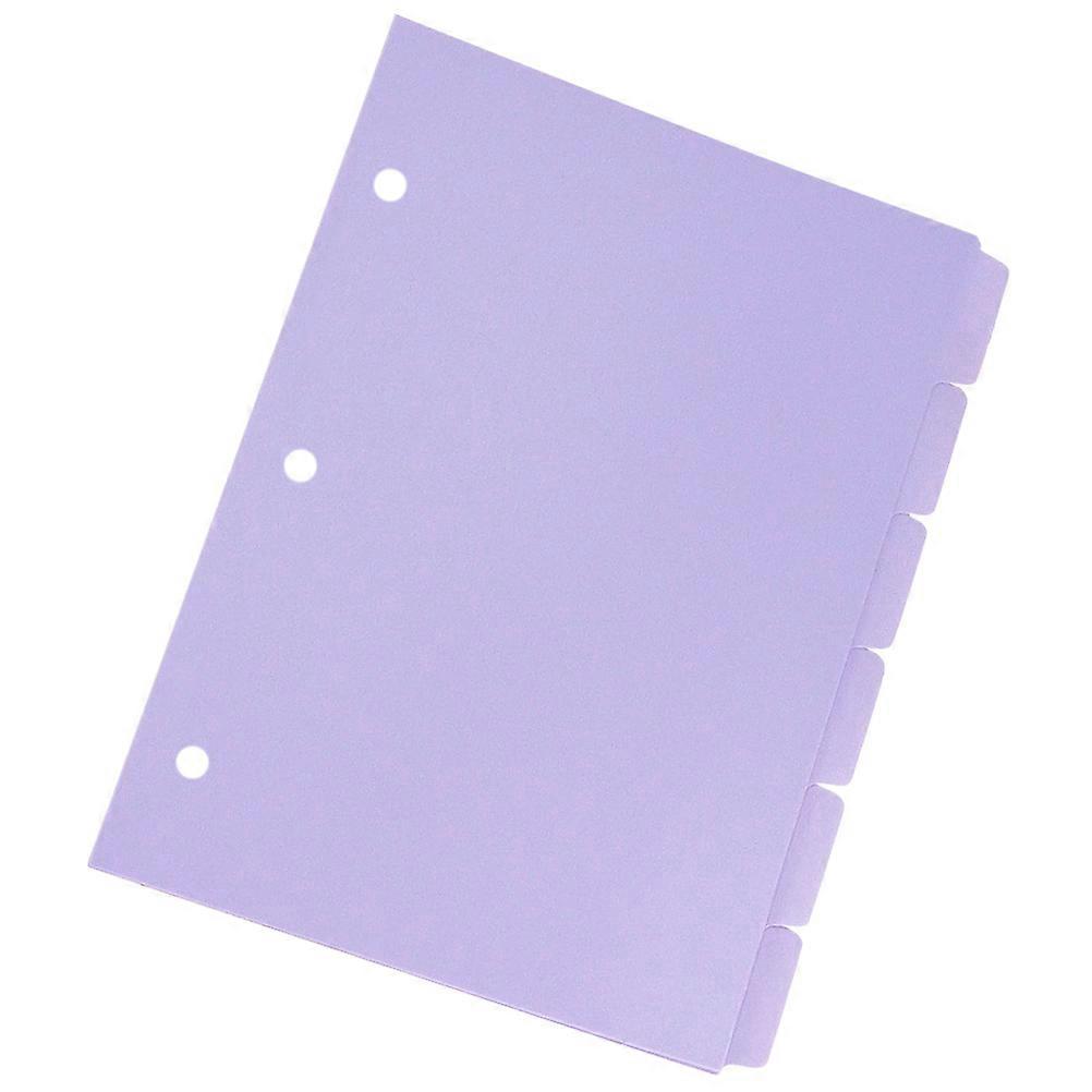 Binder Divider Tabs Writable Tab Office Use Simple Style Book Supply 27.80X21.30X0.10CM 8Pcs