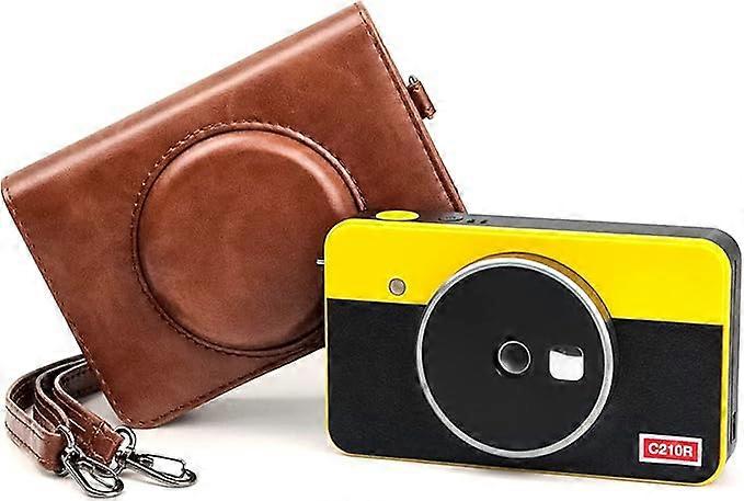 Compatible with Kodak Mini Shot 2 Retro, PU Leather Case Compatib