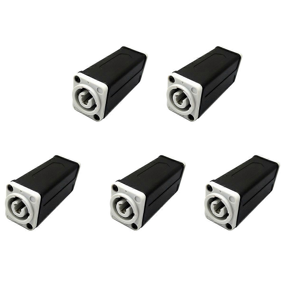 LED PowerCon AC Coupler Adapter Extender Connector White to White