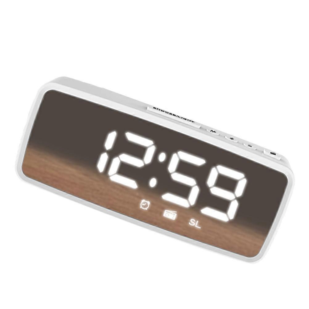 Led Alarm Clock Mini Clock Simple Design For Bedroom ABS Material Small Digital Clock 1Set
