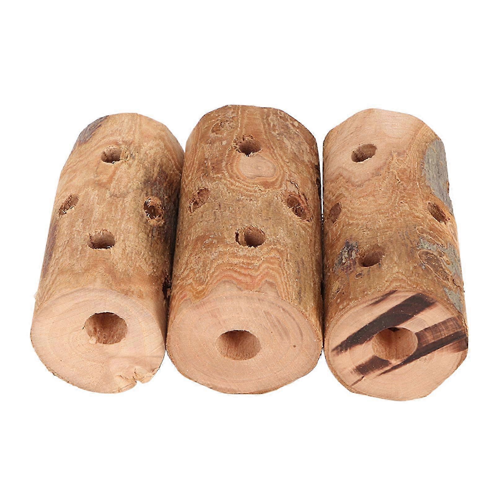 Chew Sticks for Small Animals - 3 Pack Apple Wood Toys Suitable for Pet Chinchillas, Hamsters, Guinea Pigs, and Rabbits