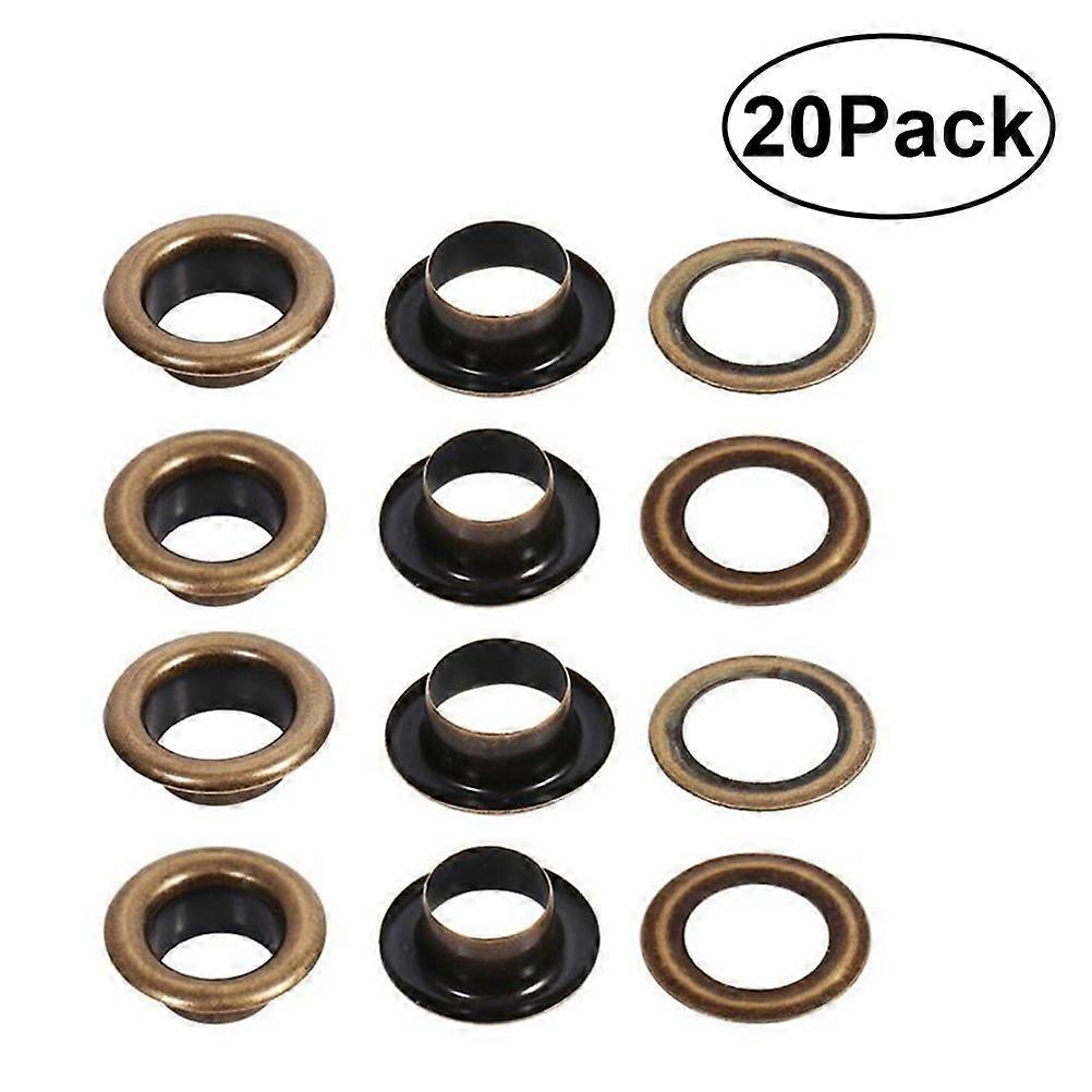 Eyelet Grommet Grommets For Shoes Diy Crafts 12mm Inner Diameter 20Pcs