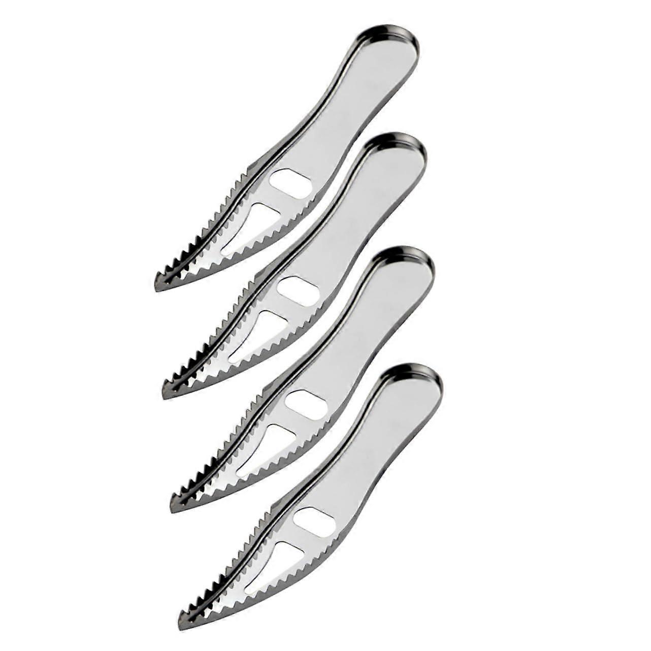 4piece fish cleaning set including fish scaler and bottle opener for restaurants and fish lovers, easy to clean and.