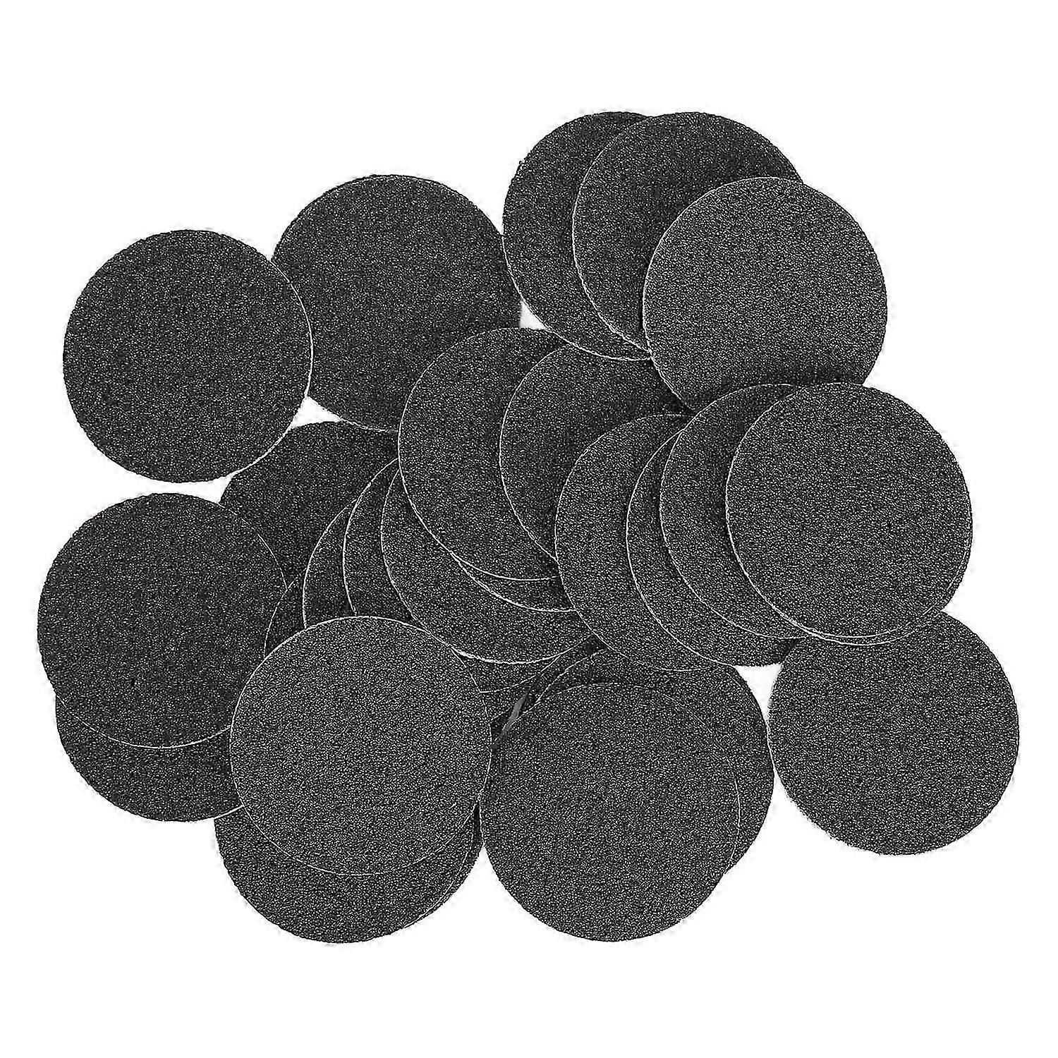60pcs Callus Sandpaper Discs 100 Grit Replaceable Sandpaper Discs Tip for Electric Foot Grinder