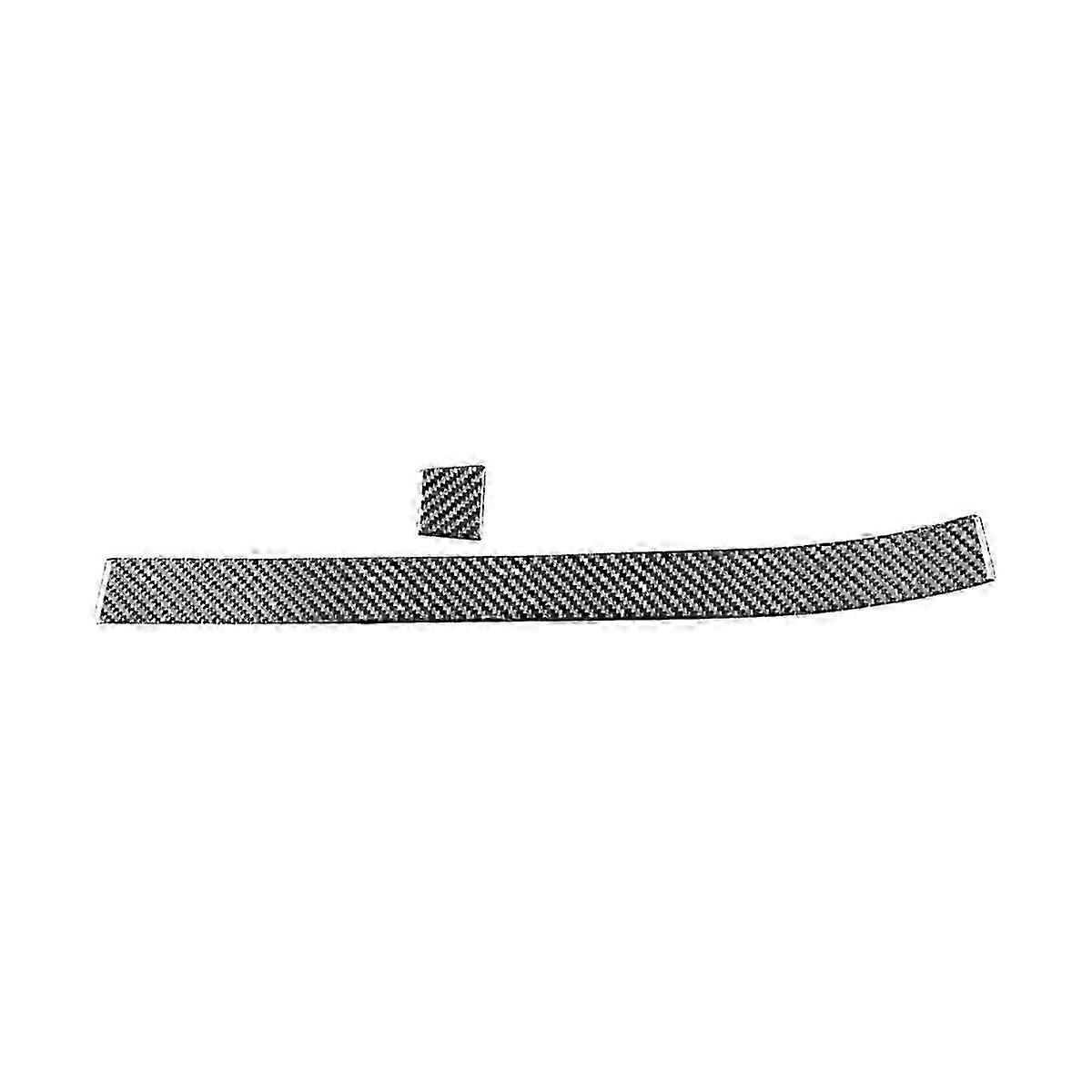 For Compatible Brand 2000-2009 Soft Carbon Fiber Center Console Co-Pilot Dashboard Trim Strip Sticker Interior