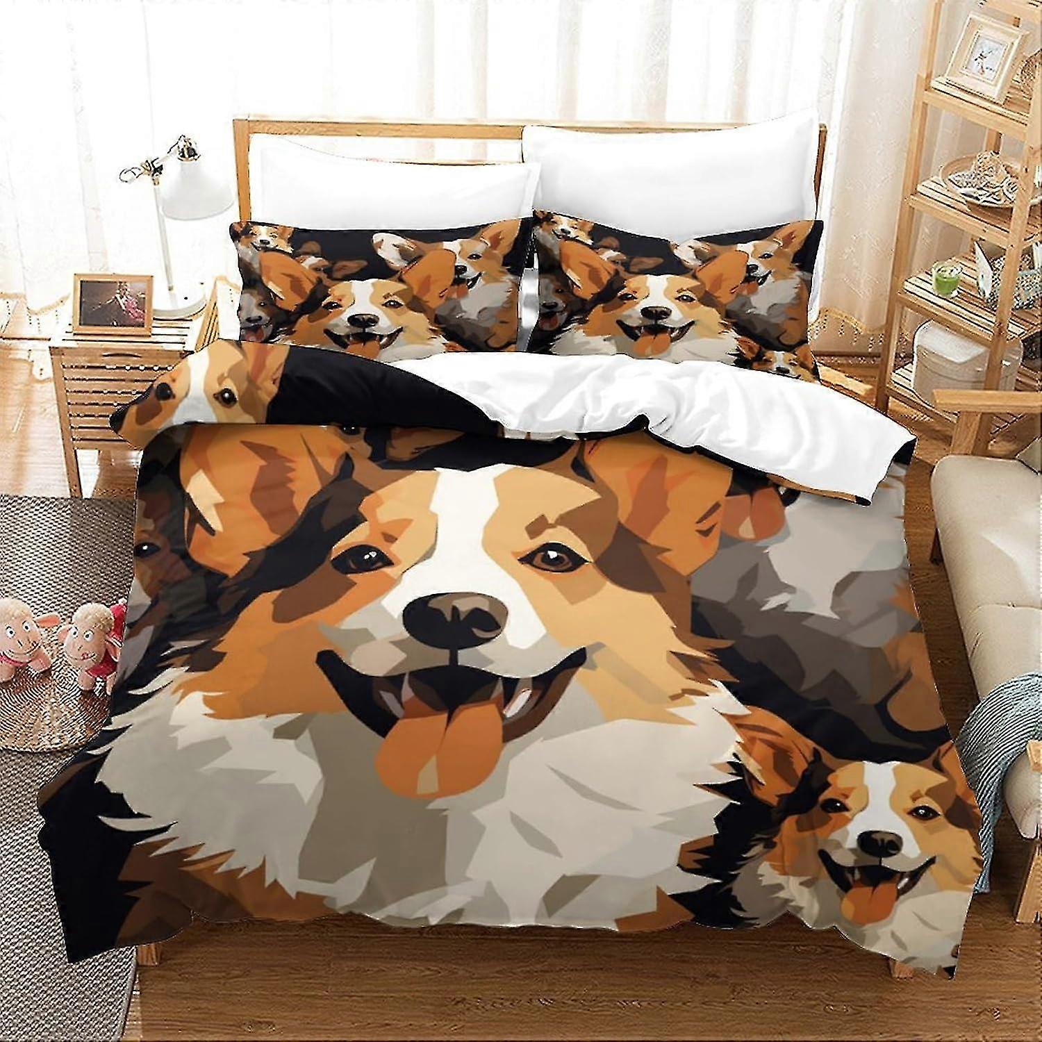 3D Upholstered Mattress Set with Pillows, Microfibre Material, Zip Closure, for Teens and Adults