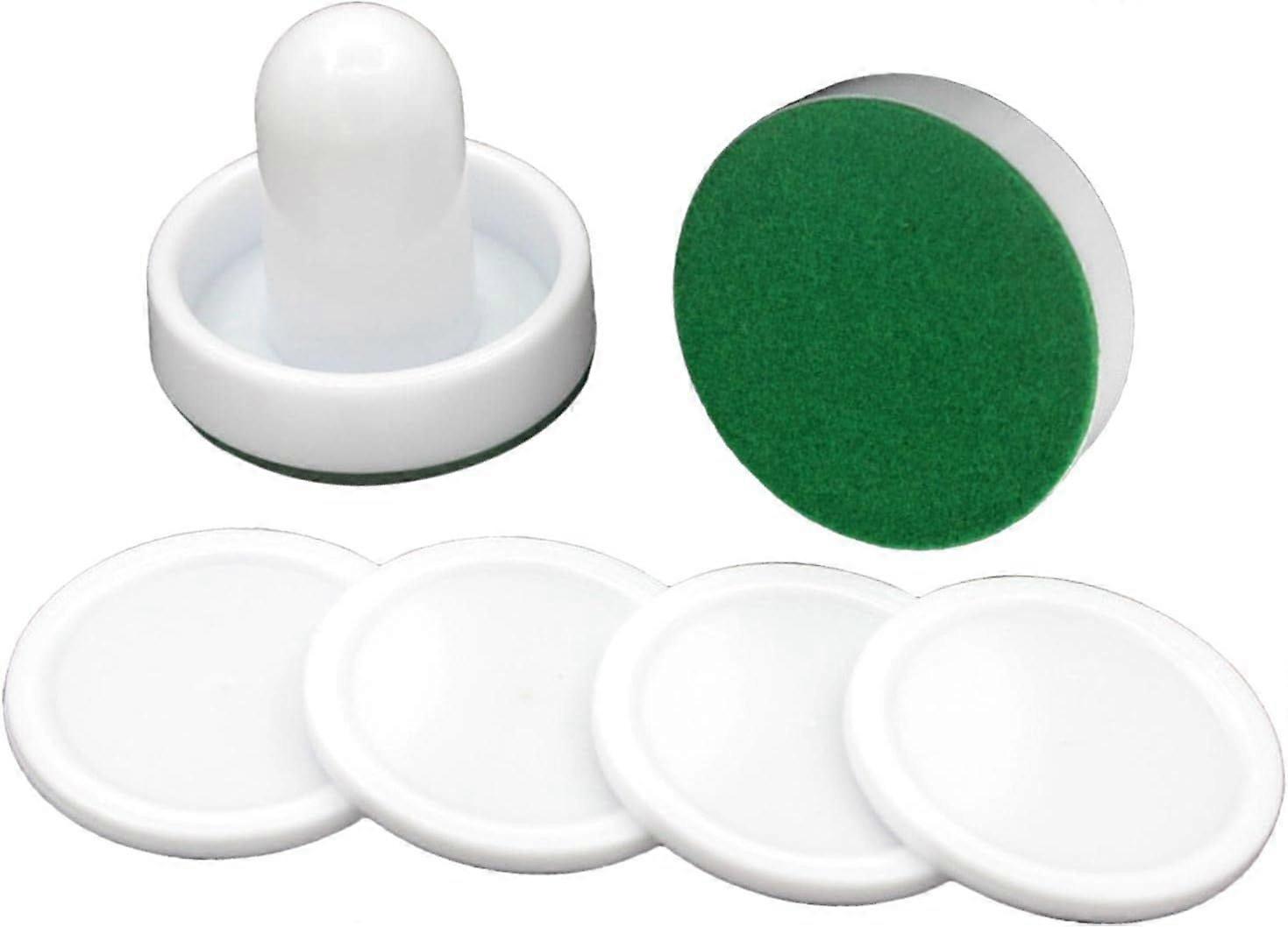 Air hockey racket and puck, small size for kids, great goal handle putter game table replacement accessories