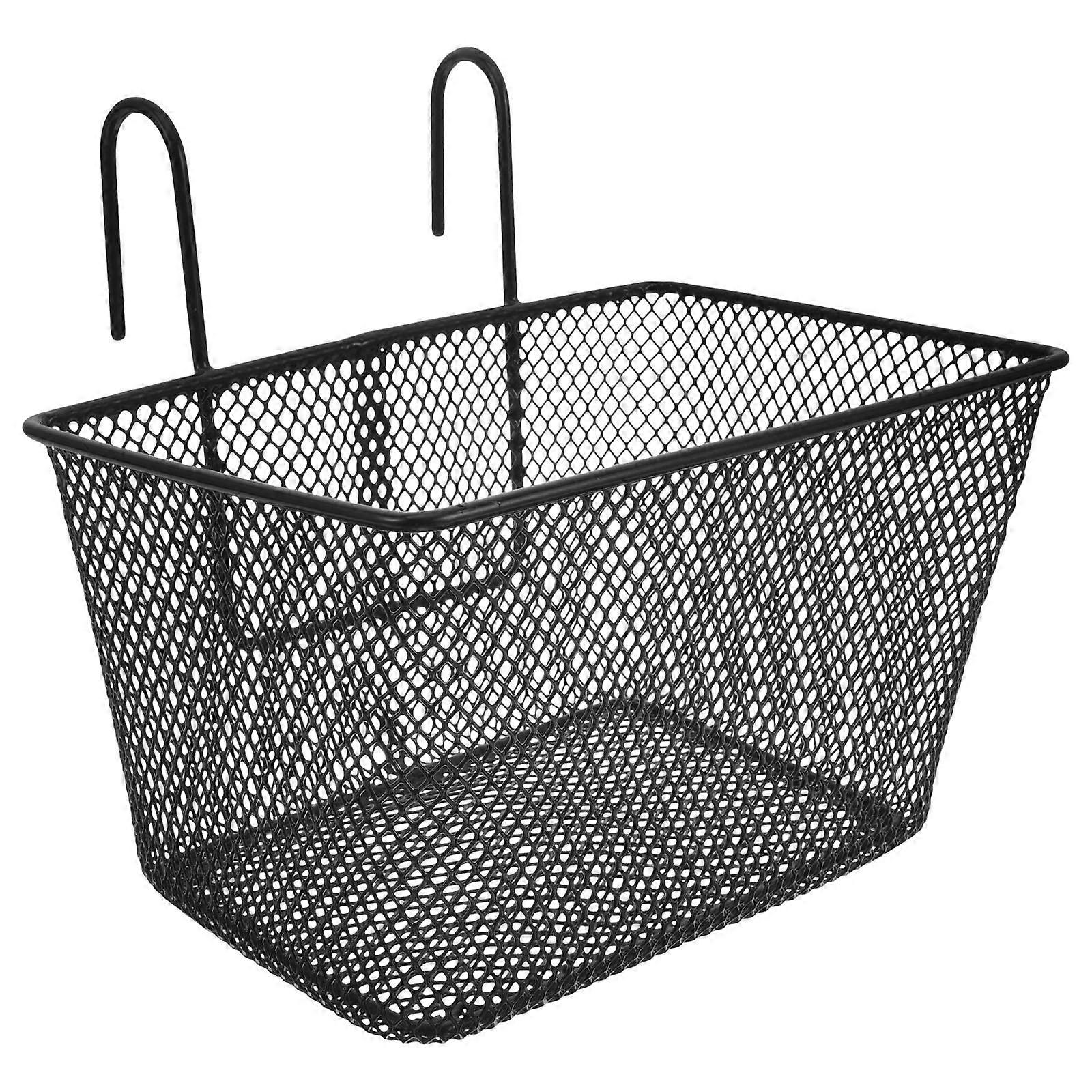Front Bike Basket Storage Container for Cycling Accessories – Sturdy, Lightweight, Easy Handlebar Installation for Safe Use