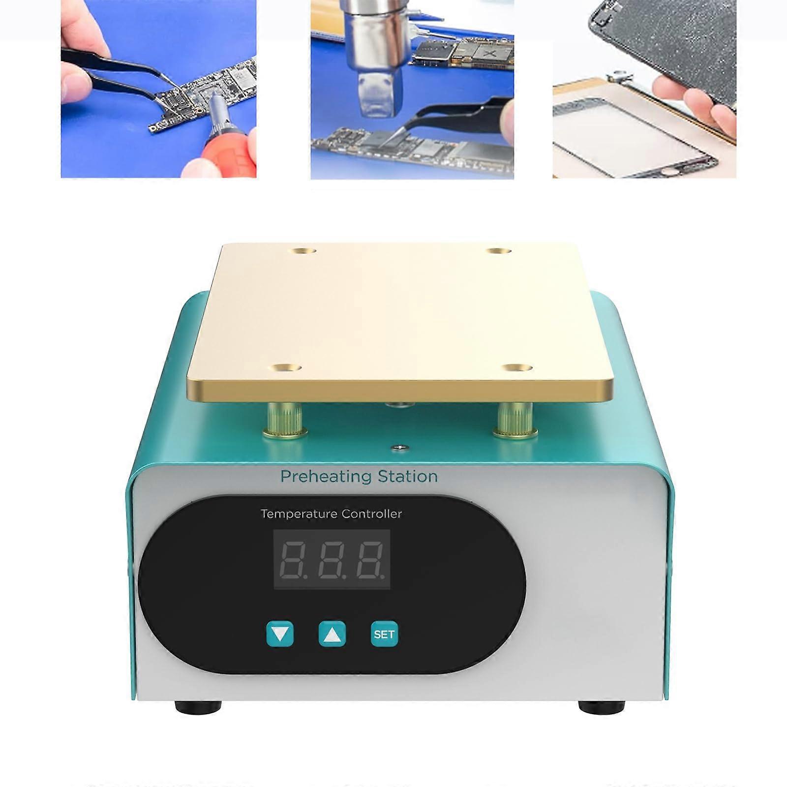 400 W Preheater Digital Platform Heating Plate 190X110MM LED Display 50-130 C PTC Heater Solder Plate Tablet Repair