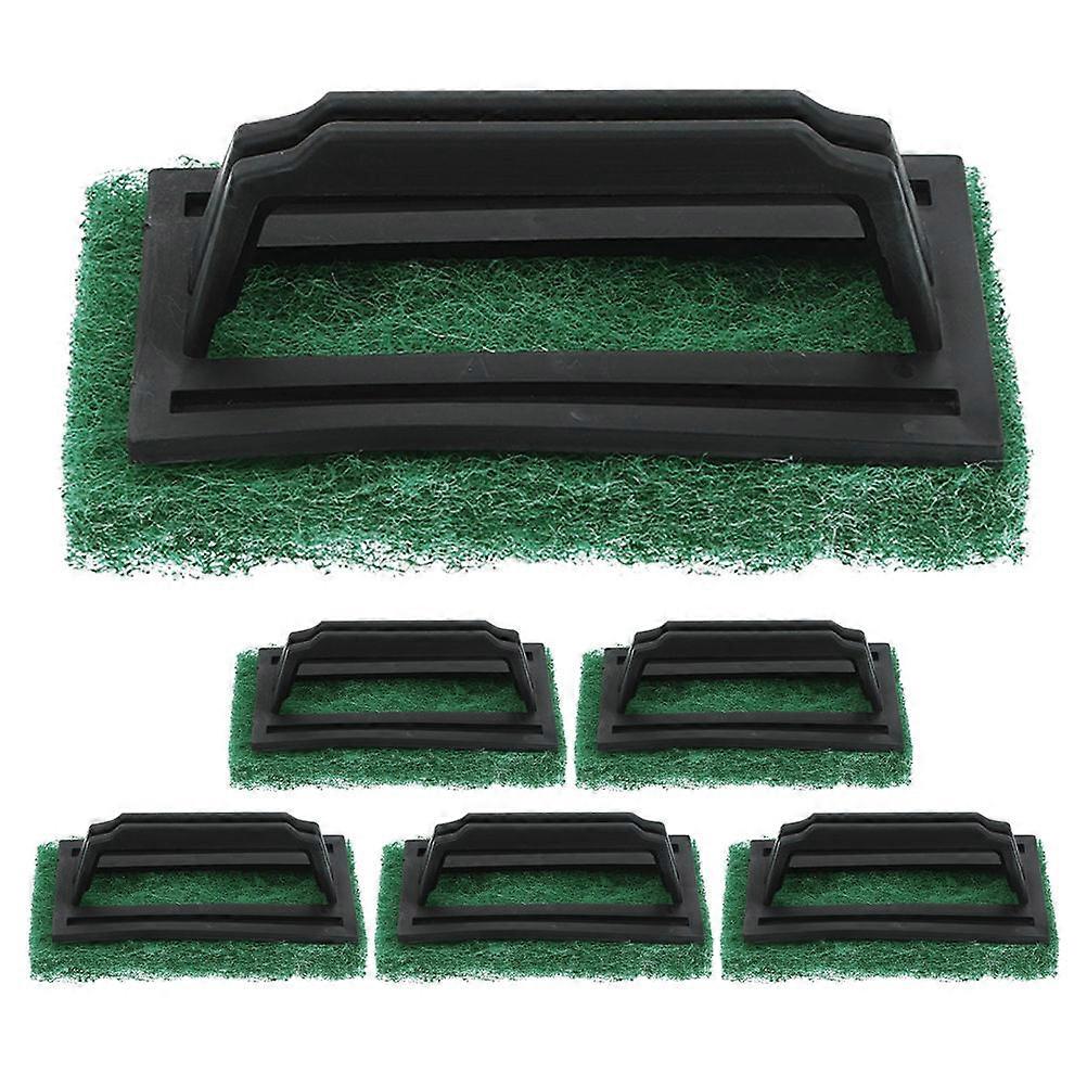 Screen Cleaner Brush Ink Remover Screen Printing Supplies Green Rectangular Ink Removal 6Pcs