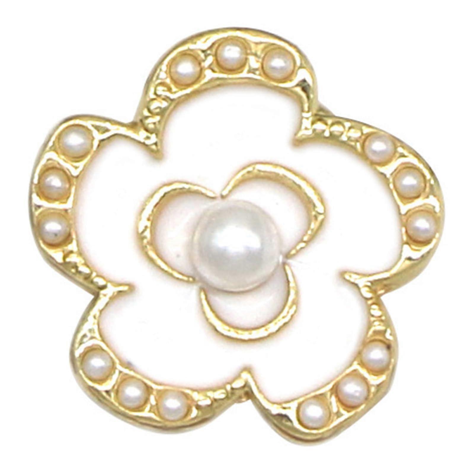 ストラスフラワーシャツボタンカバーカフスボタンカバー錆びにくいシャツボタンの装飾カフスボタン交換カバー