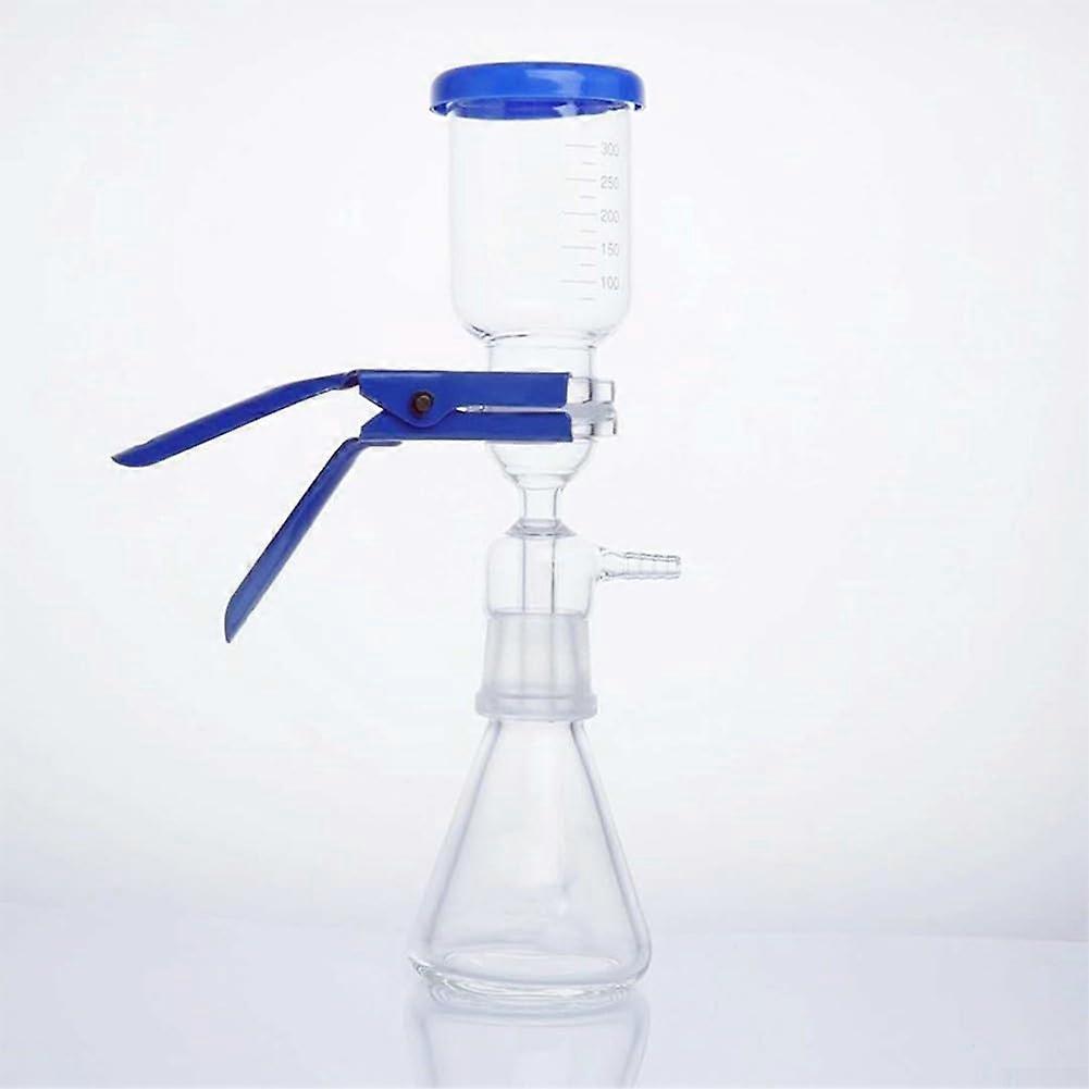 Vacuum Filter 250ml Glass Filter Bottle With Sand Core For Laboratory Filtration Equipment