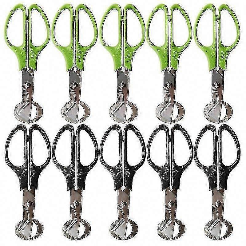 10pcs Quail Egg Scissors - Small Egg Shell Cutter, Opener, Separator for Quail Eggs & Cigar Cutter Tool
