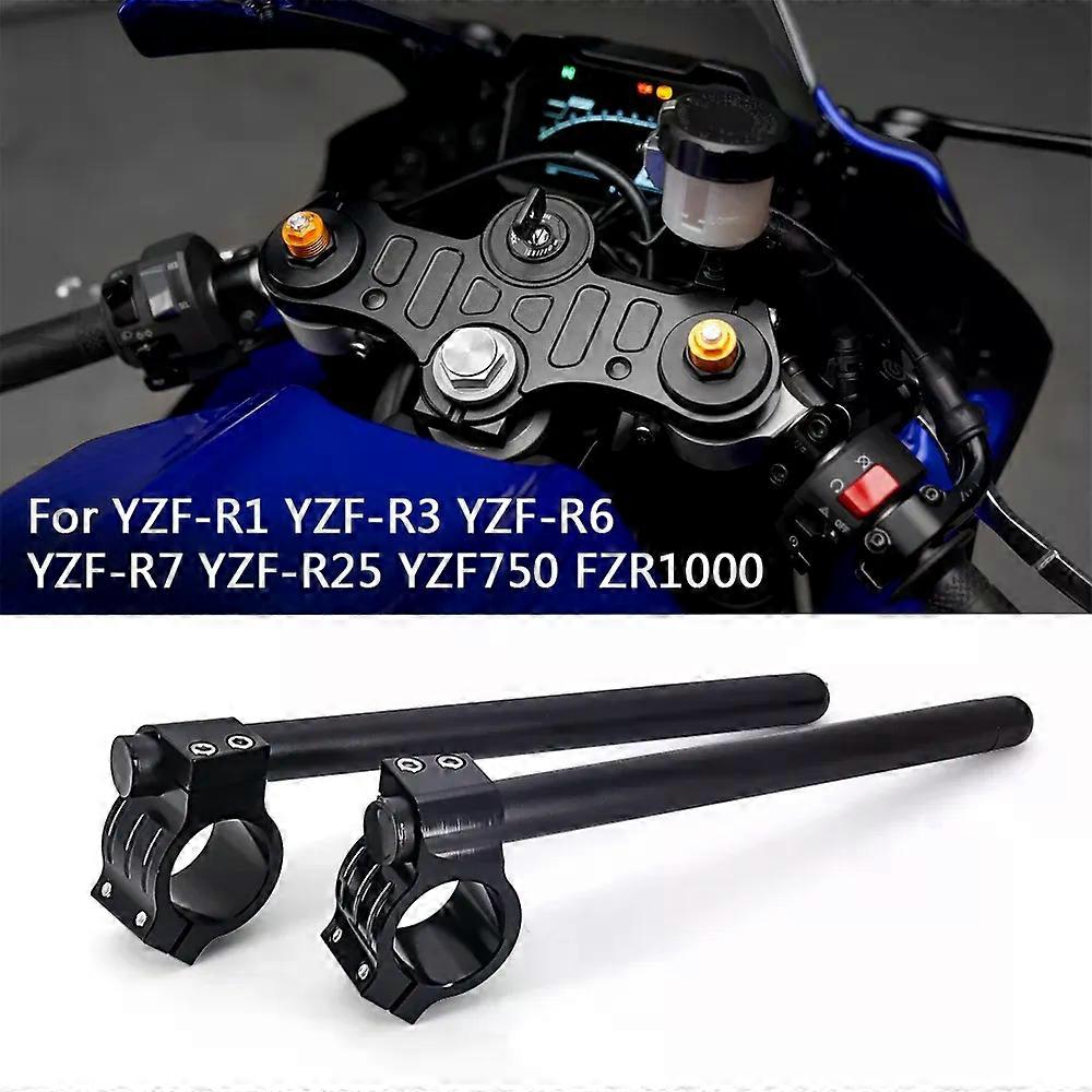 Motorcycle Clip on Ons Fit Fork Riser Regular Handlebar Fit For Yamaha YZF-R1 YZF-R7 YZF-R6 YZF-R3 YZF-R25 YZF750 FZR1000 YZF R1 R7 R6