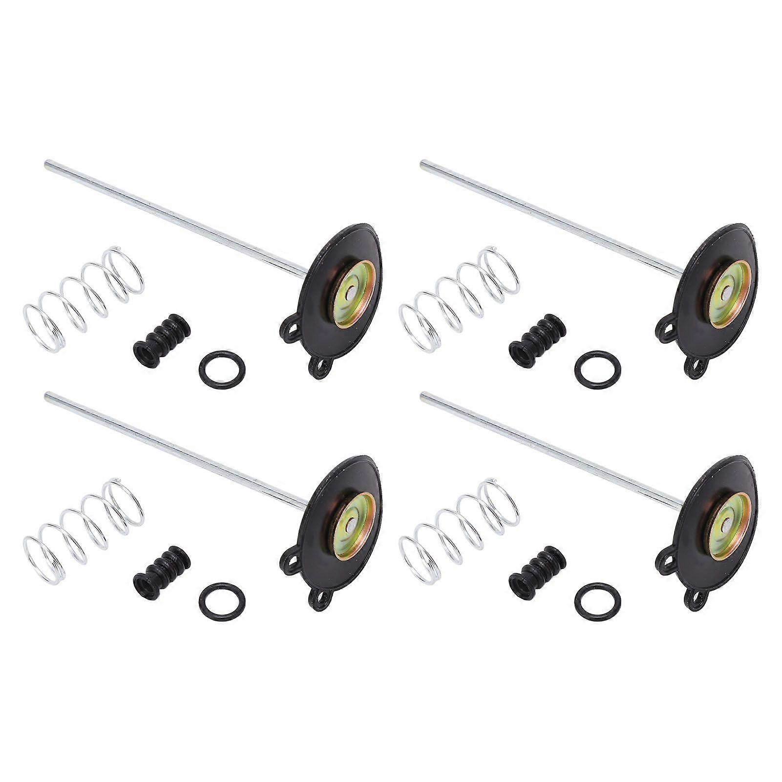 4 Set Carb Accelerator Pump Diaphragm 16021?393?004 for XL250R CB450SC Nighthawk CM450E