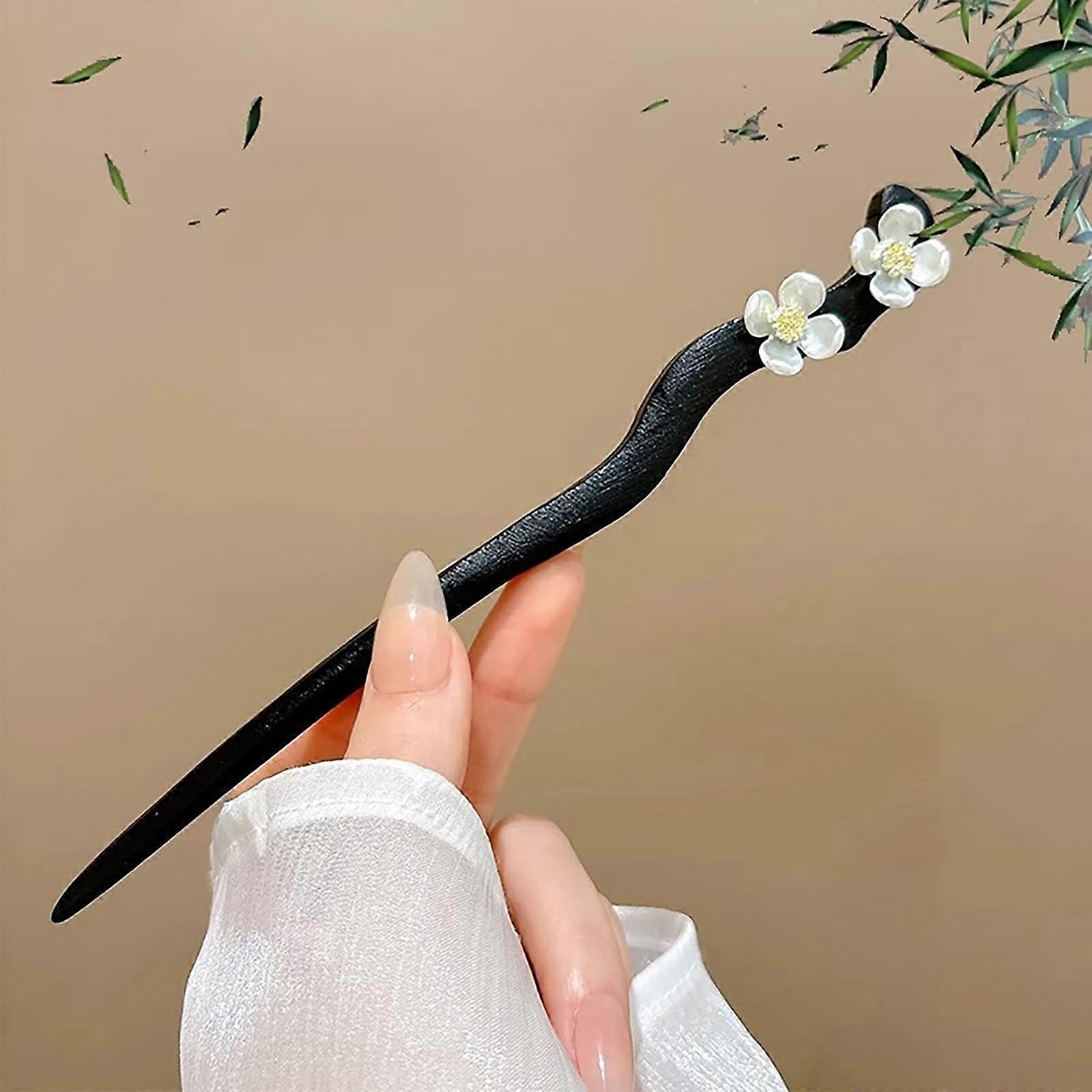 复古中式汉服女式发夹,金属流苏发叉,筷子发夹,发饰,珠宝发夹参考号:8722