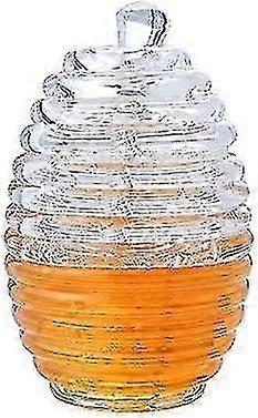 265ml Classic Honey Jar Honey Bee Jar Safe Honey Dispenser with Spoon, Perfect for Storing and Distr
