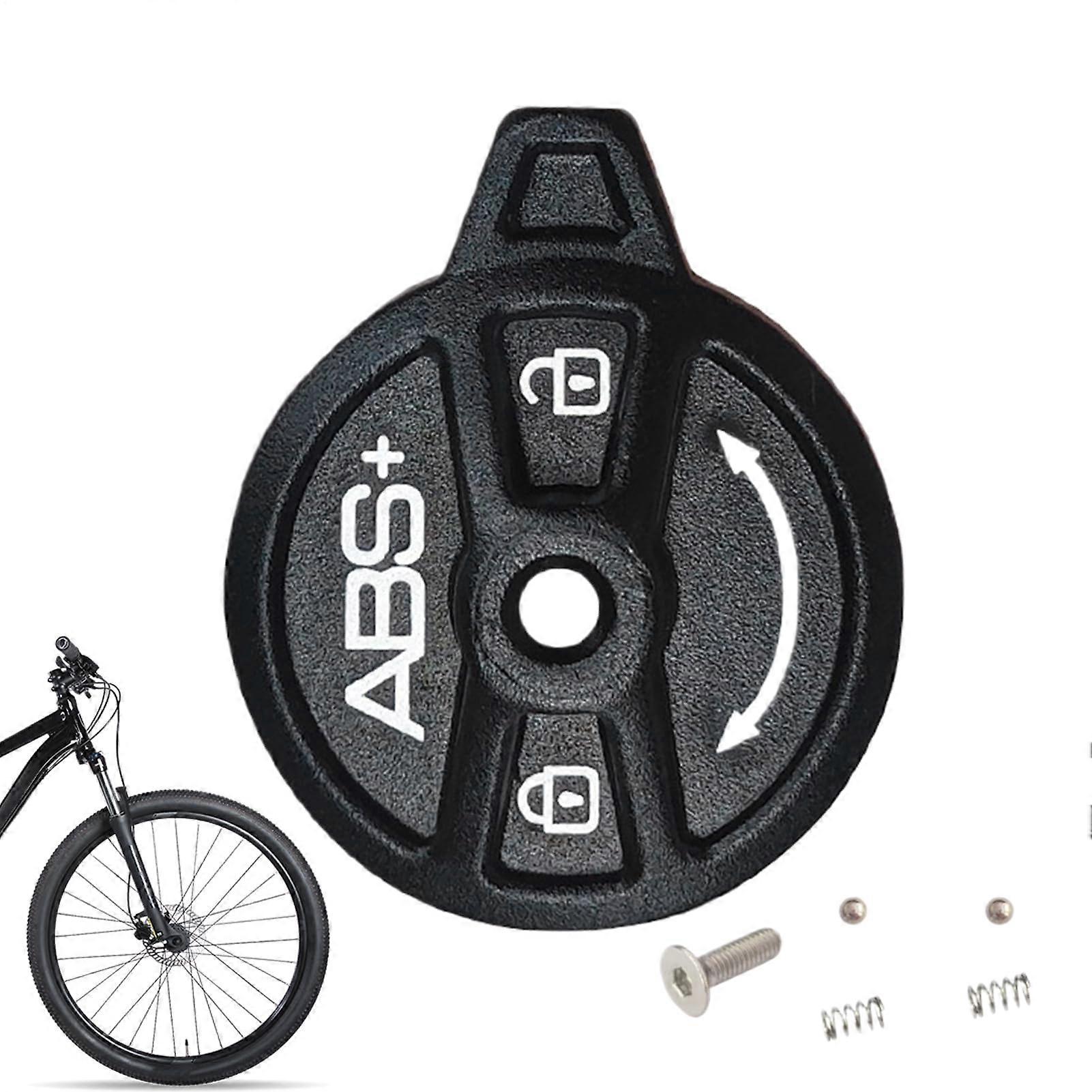 Front Fork Speed Lock Cap Shock Absorption Air Fork Nozzle Cover Replacement Forged Black Shoulder Cover