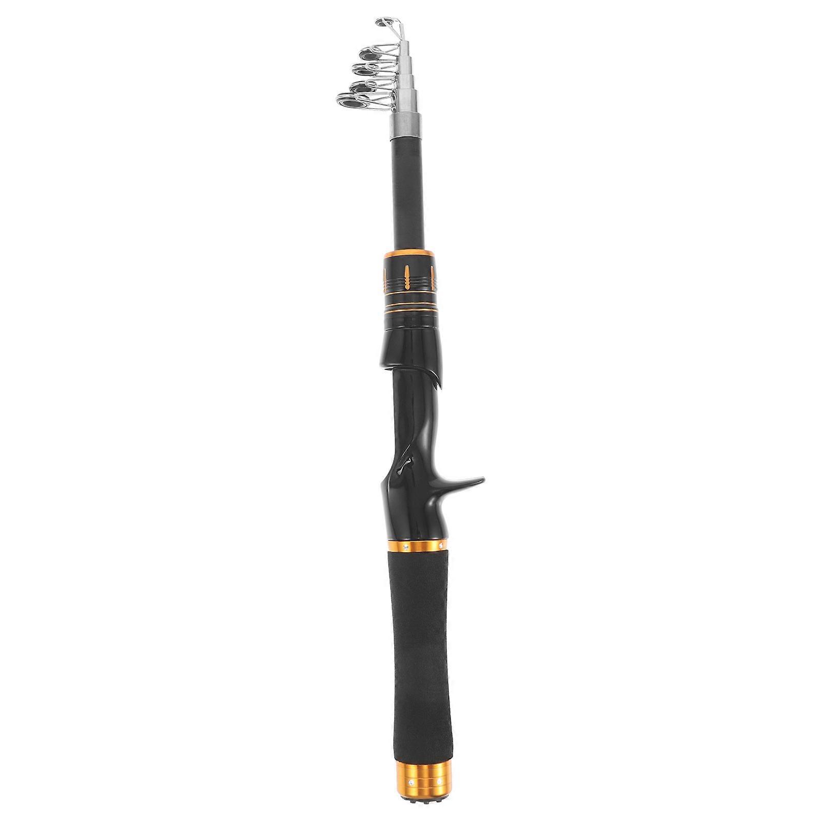 Collapsible Lightweight Telescoping Fishing Pole for Deep Sea Boat Fishing – Durable, Portable Rod with Ergonomic Grip for Travel and Backpacking