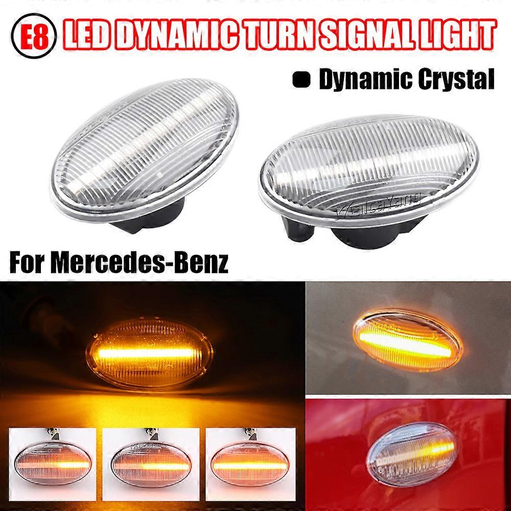 Suitable 1pair For Mercedes Benz Vito W639 W447 Citan W415 Smart W450 &W452 LED Turn Signal Repeater Lamp Dynamic Side Marker Light