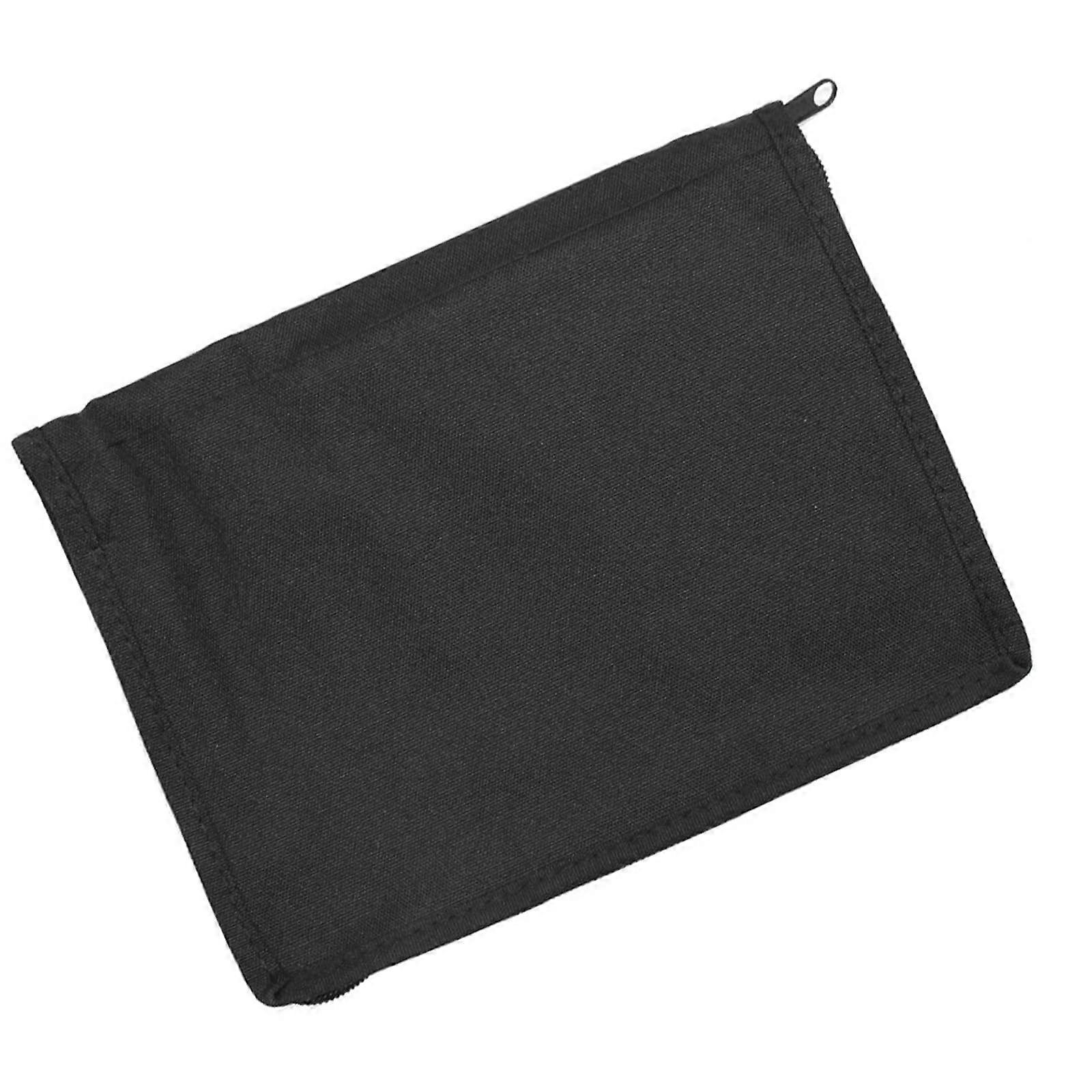 Portable Vehicle Document Organizer Folder with Multiple Pockets and Secure Zippers for Car Glove Box Storage