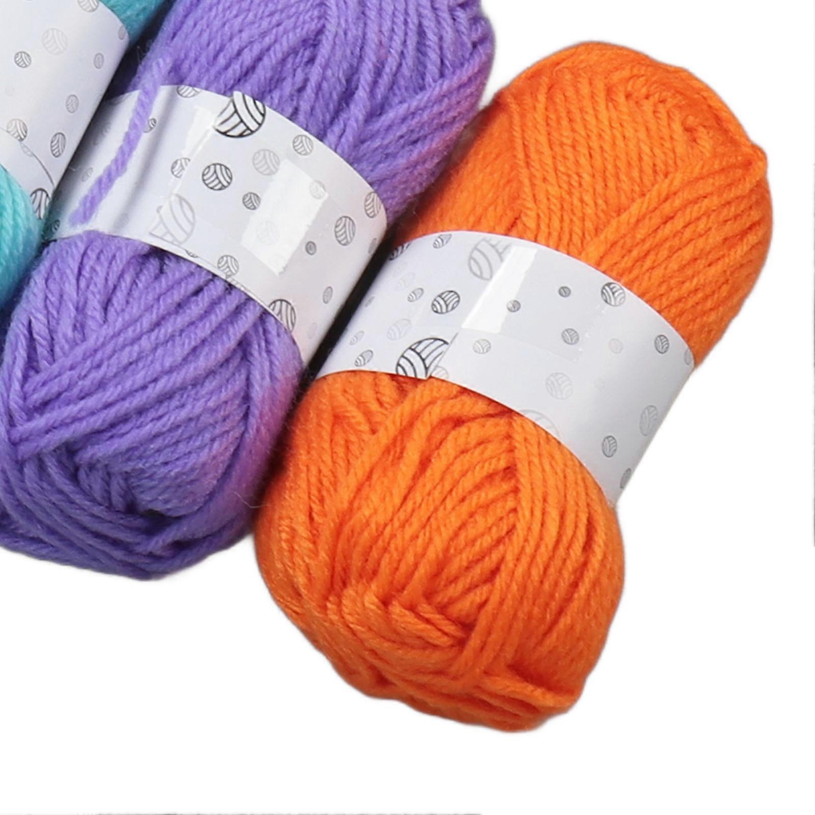 Tassel Maker Handheld Portable Time Saving Pom Pom Maker with 8 Yarn Ball for Kids Adults DIY Craft