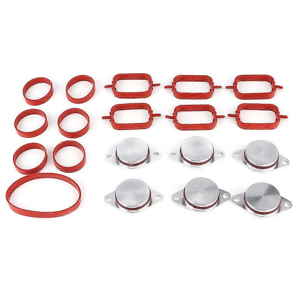 Flaps Repair Delete Kit with Intake Gaskets 11617790198 for E38 E39 E46 E53 E60 Diesel