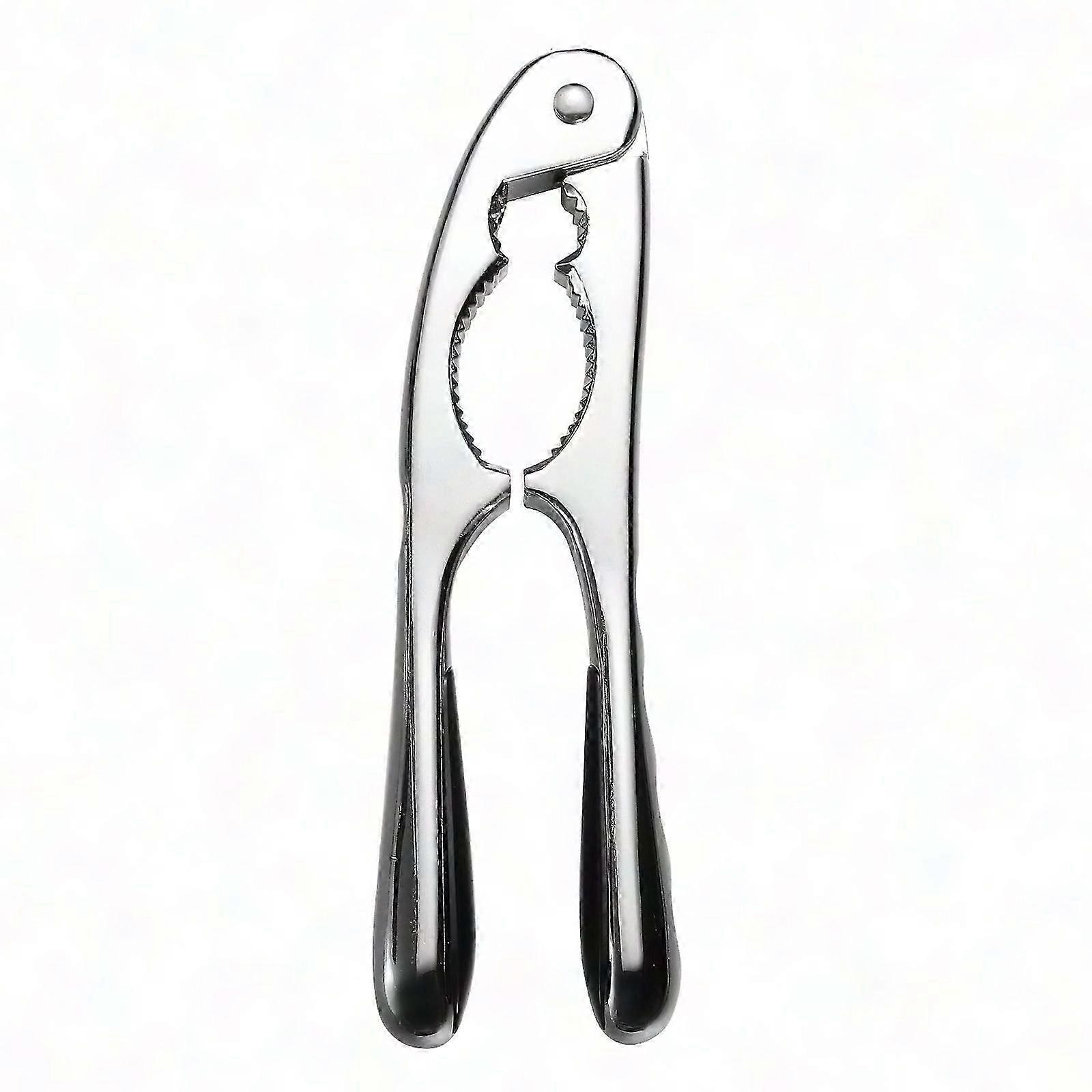 Metal Nutcracker with Ergonomic Handle Easy Chestnut & Shell Opening Tool