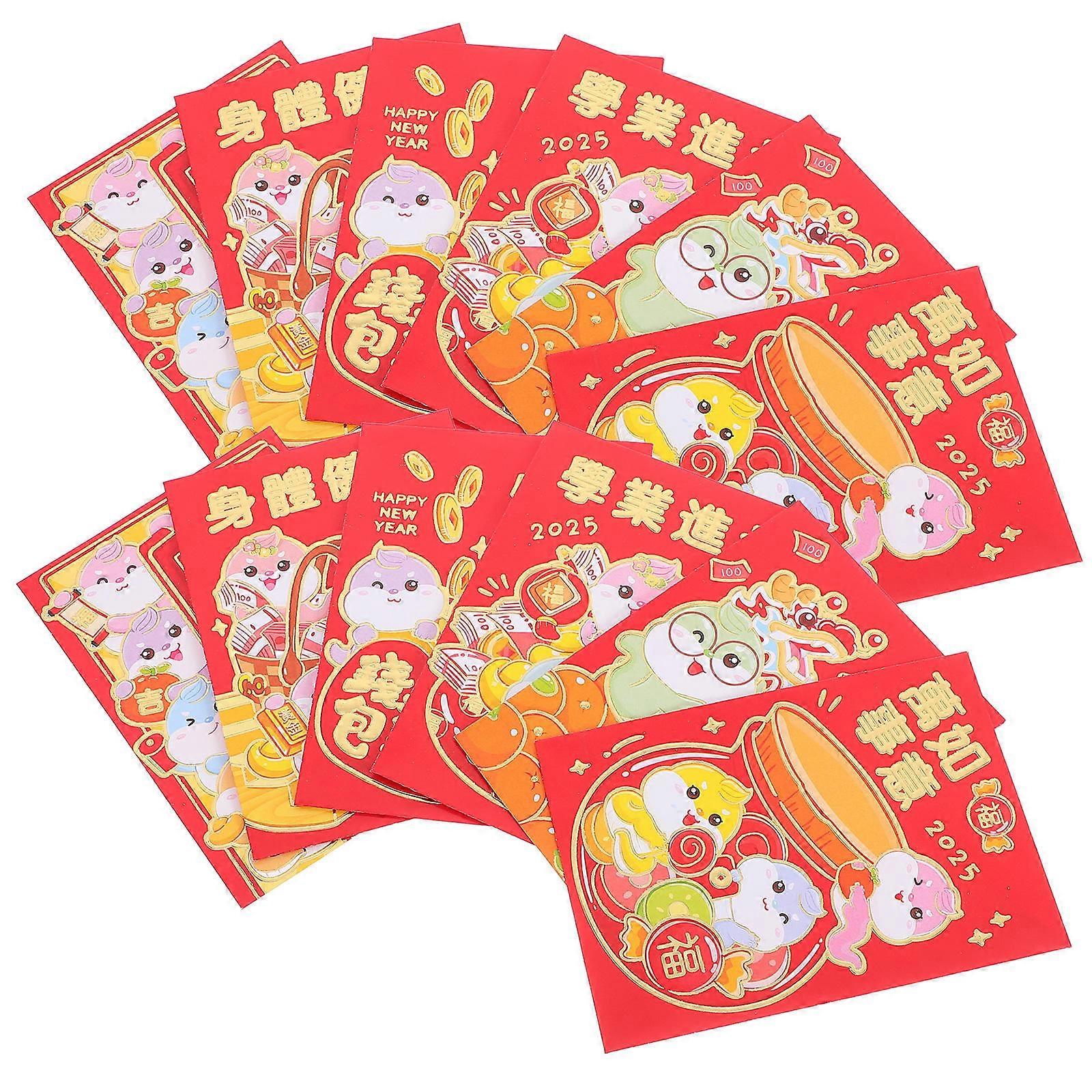 Stylish Paper Red Envelopes for New Year Celebrations with Traditional Design and Convenience 36pcs