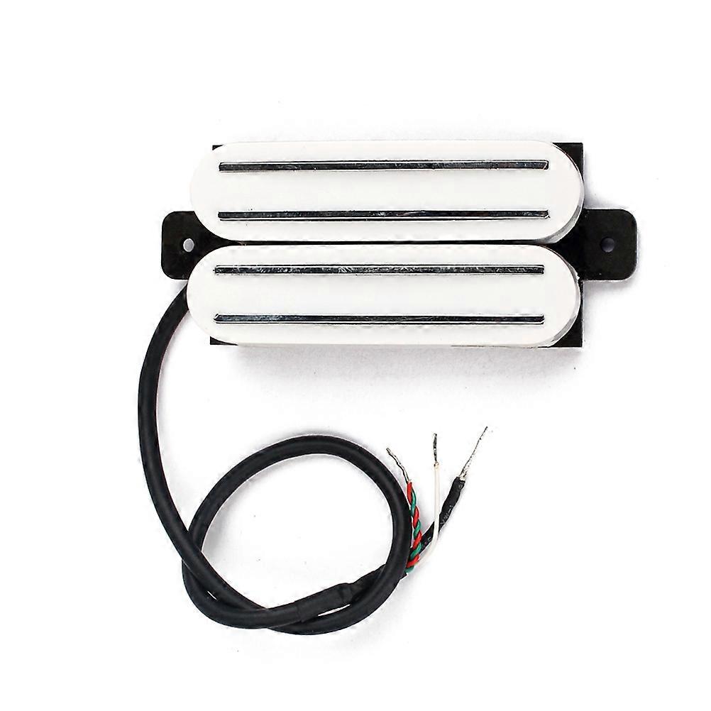 Humbucker Pickups Twin Hot Rail Design For Electric Guitar Parts White 1Pack