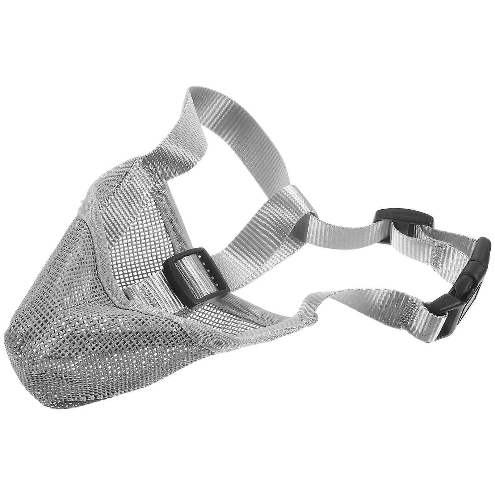 Dog Muzzle Breathable Adjustable Design Durable Material for Large Dogs Prevents Biting Comfortable and Long-Lasting