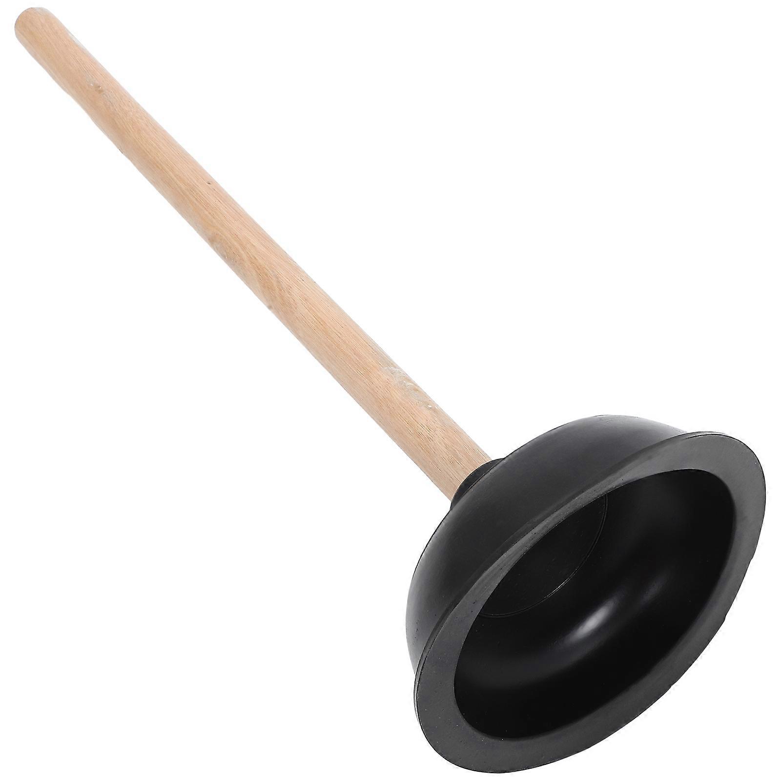Heavy Duty Drain Cleaning Plunger Multi Color Ergonomic Handle 1Set For Bathroom Maintenance