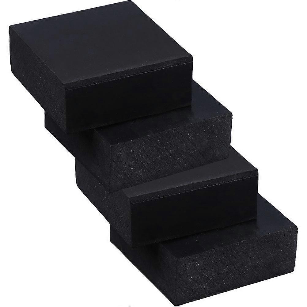 4Pcs Rubber Pads for Machine with Floor Protection Black Color for Smooth Surface