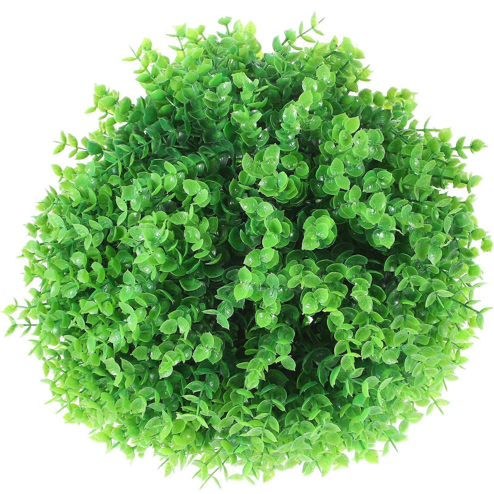 Plastic Green Topiary Ball for Decoration Easy to Match Any Style Always Maintains Shape 12.5 inches