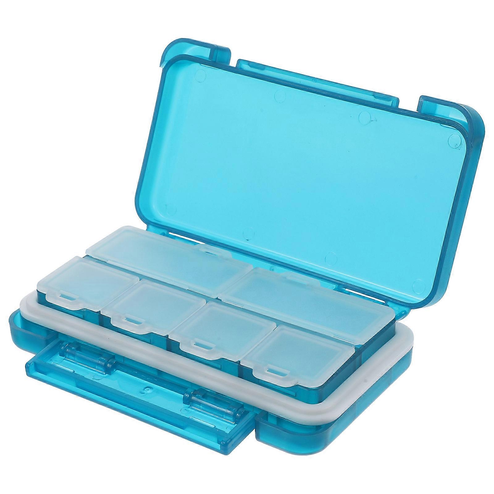Portable Travel Organizer Case in Green PP Material with Sealing Feature Compact and Lightweight for Storage Use 7 Days
