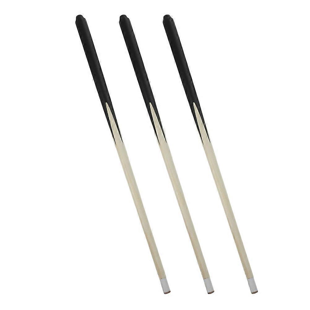 Cue Stick Kids Pool Cue Wooden Snooker Rod Safety Features For Toddler Home Use 3Pcs