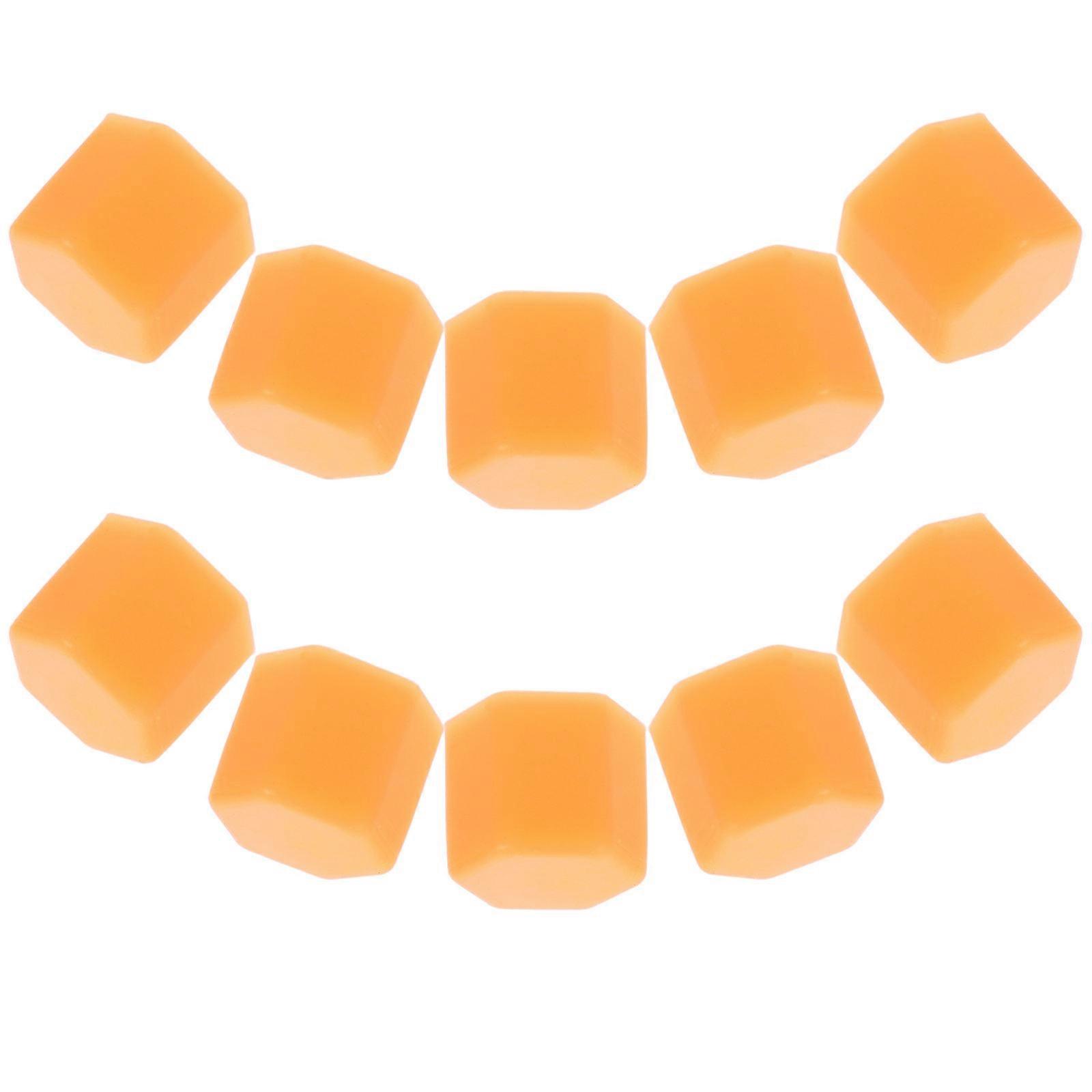 Automobile Wheel Nut Cap Round Shape Prevents Dust Versatile Accessory 20Pcs