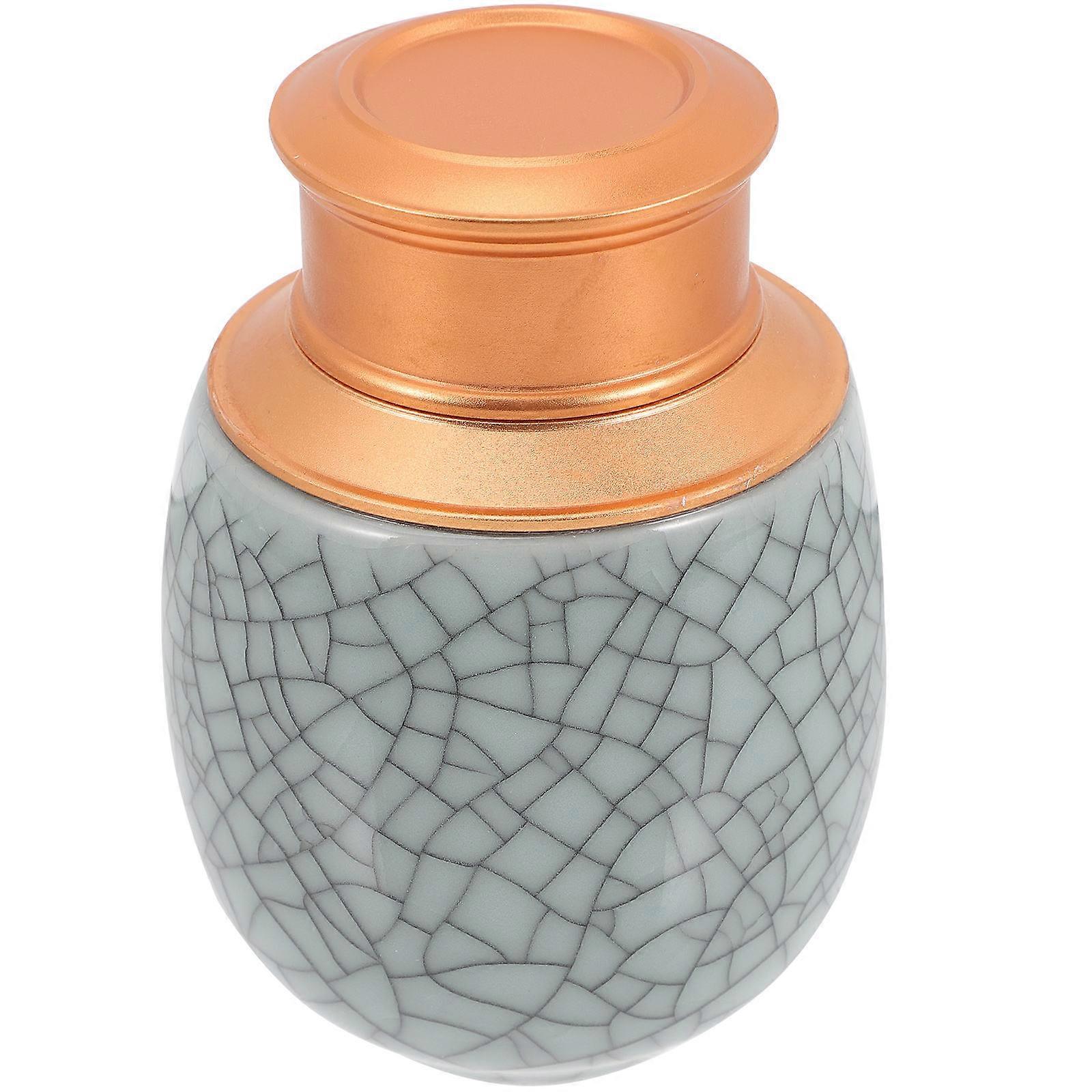Ceramic Pet Urn for Dog or Cat Ashes 1 Set Memorial Keepsake for Pet Owners