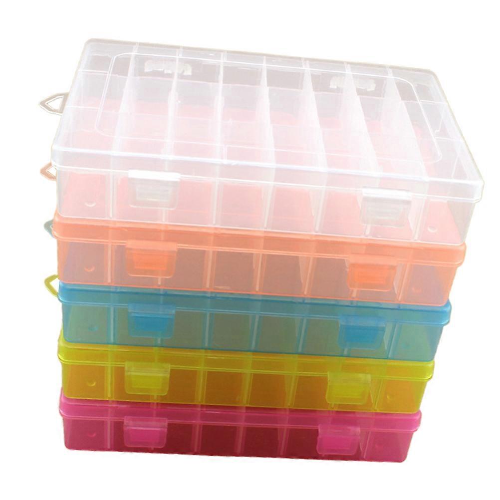 Square Grids Storage Box Tool Holder For General Users Home Organization Craft Making PP Plastic 19x13cm 5Pcs