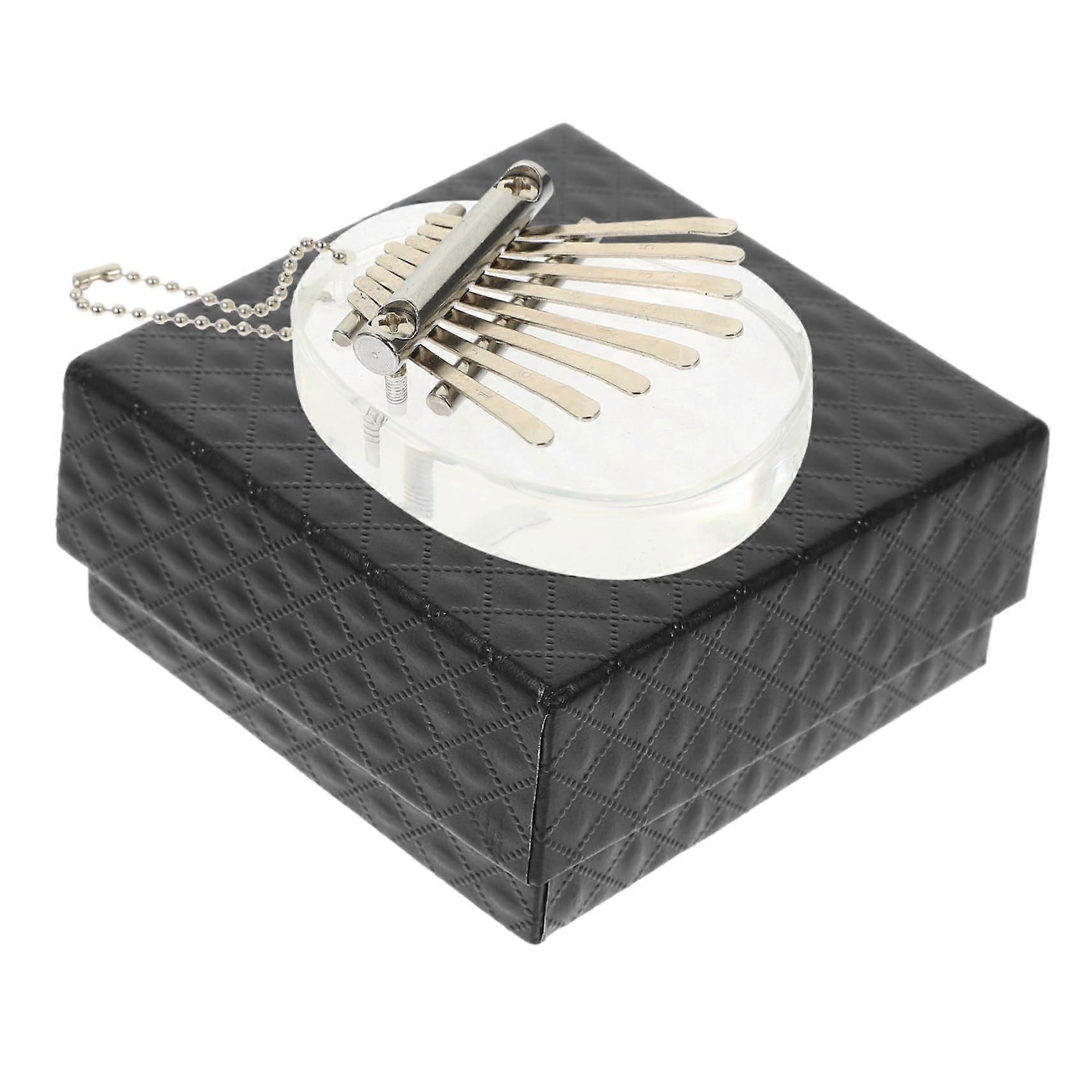 Acrylic Kalimba Thumb Piano for Beginners, Portable Finger Piano with Clear Sound for Music Lovers and Starters, for Creative Melodies