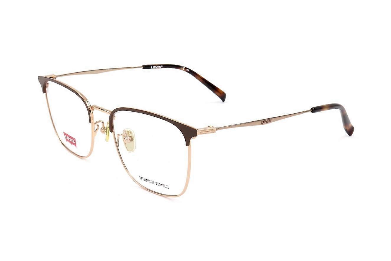 Eyewear Frames Levi s LV 7017/F/LEV FG4 BROWN GOLD 53/19/145 MAN