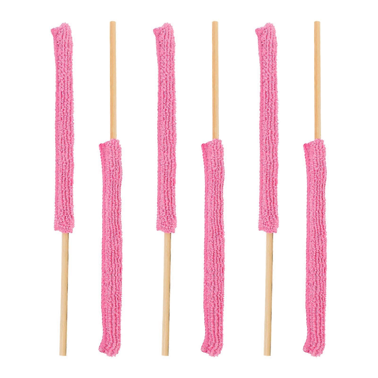 Versatile Cleaning Brush Tool For Daily Use In Home 6Pcs 26.5X2Cm Pink