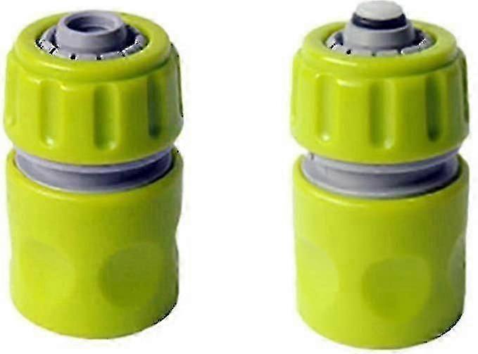 Hose Connetor,hose Quick Connetor,hose End Quick Connect Fitting 1/2" Hose Pipe Quick Connector (2 Pack/light Green) SZRH A-S
