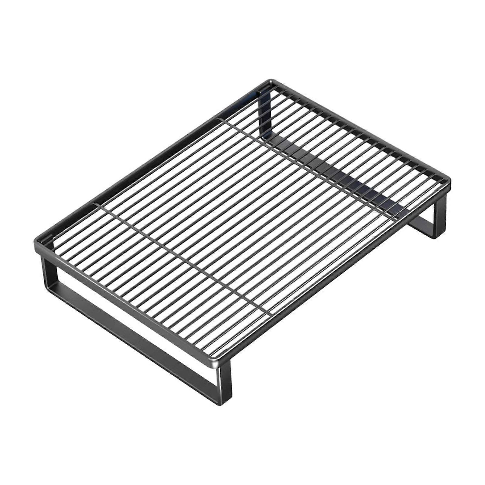Induction Cooker Stand, Induction Cooker Shelf, Pot Rack Base Mounting, Kitchen Shelf Supports, Black S