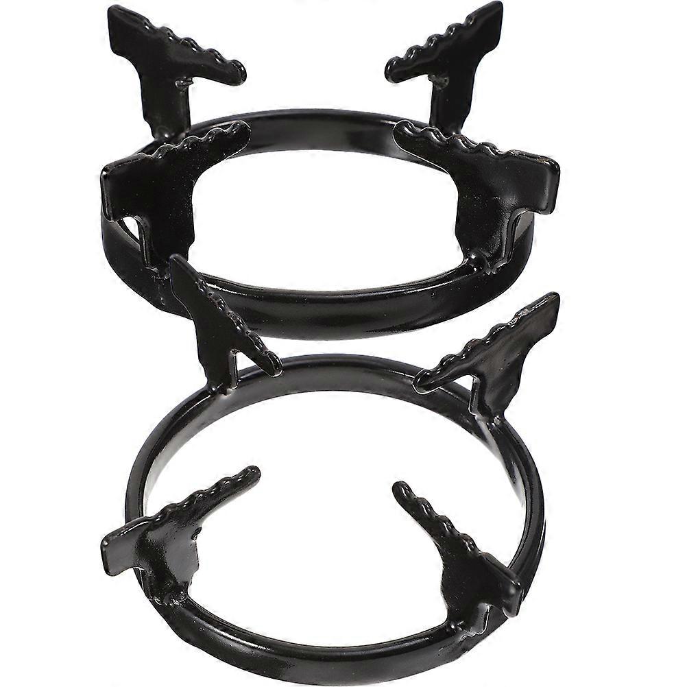 2pcs Innovative Gas Stove Pot Support Rack Coffee Pot Holder