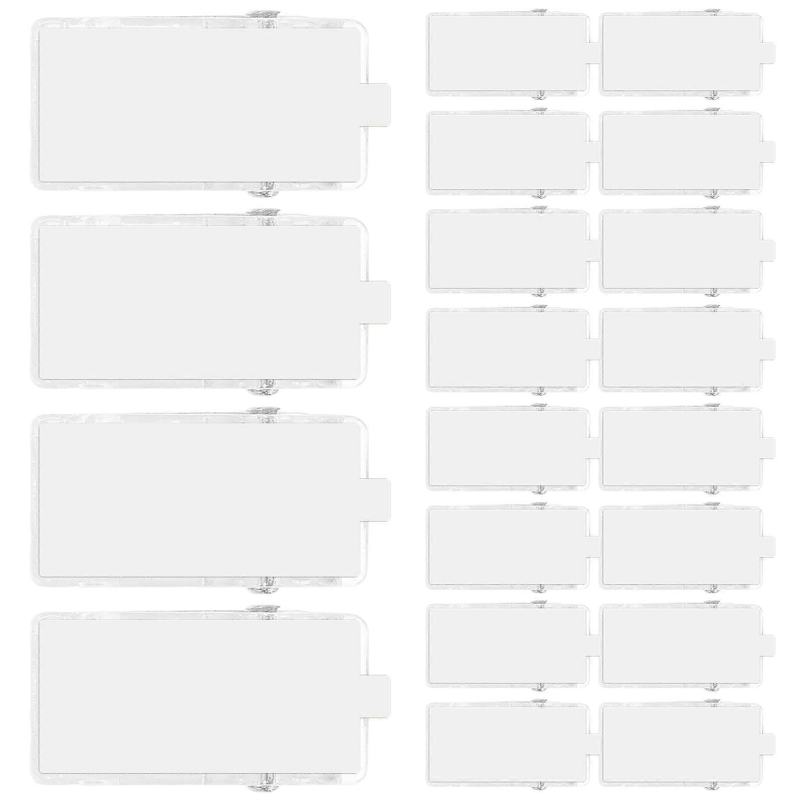 Transparent Spring Clips for Wall Hanging and DIY Crafts Made of ABS Plastic 50 Pieces