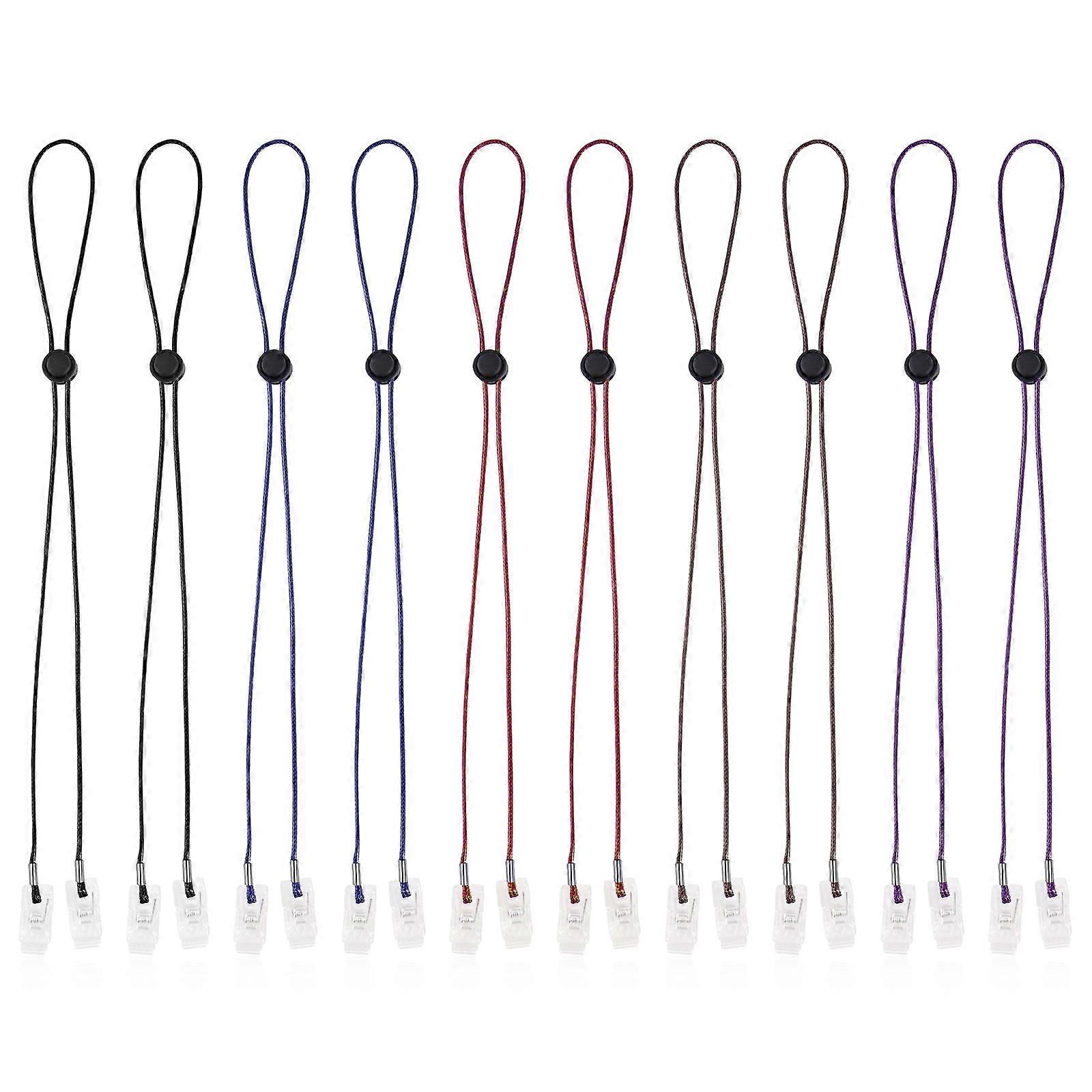 Lot de 10 porte-serviettes réglables pour usage domestique