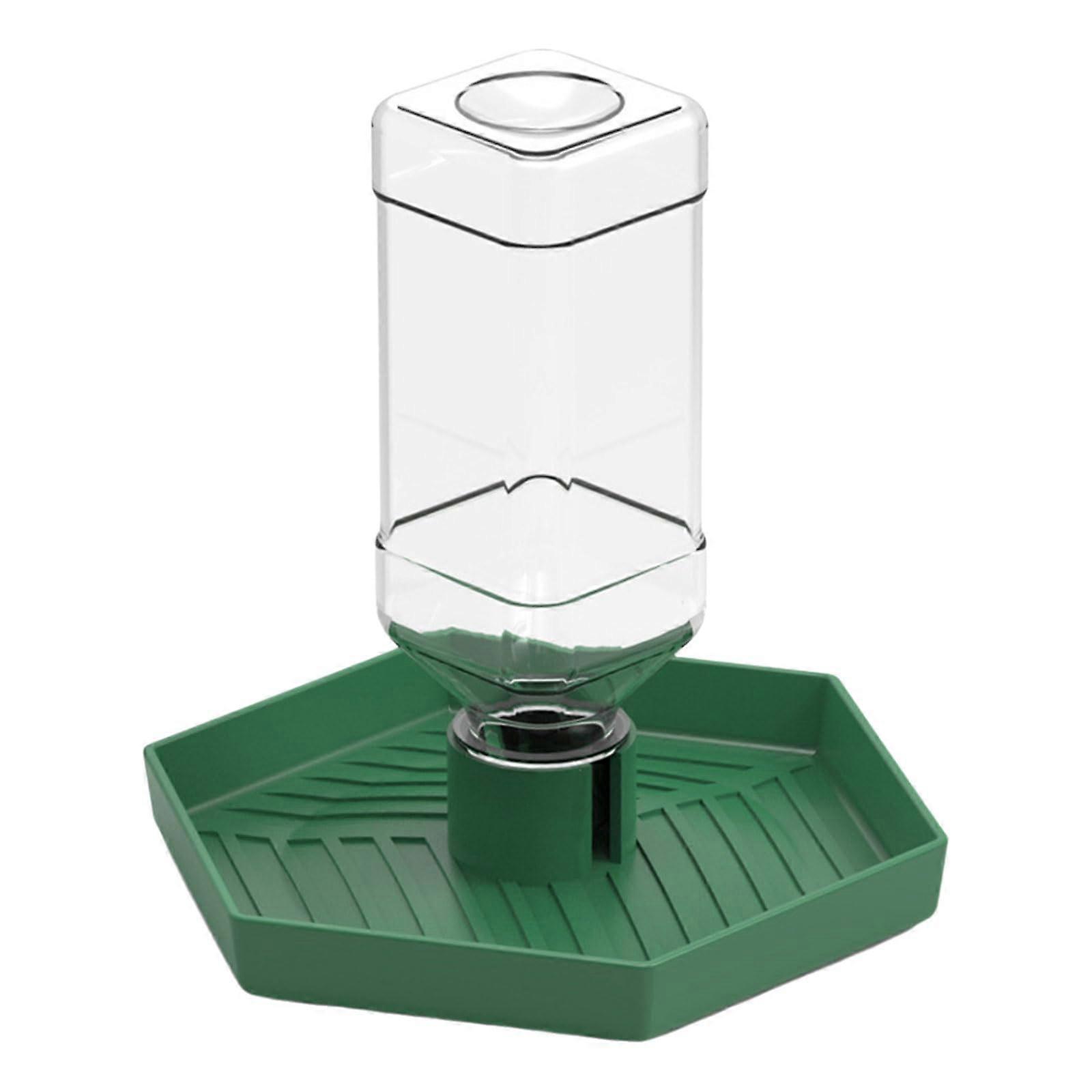 Automatic Reptile Water Dispenser for Turtles and Lizards, Easy Feed Anti-Clip Pet Feeder with Adjustable Flow Rate