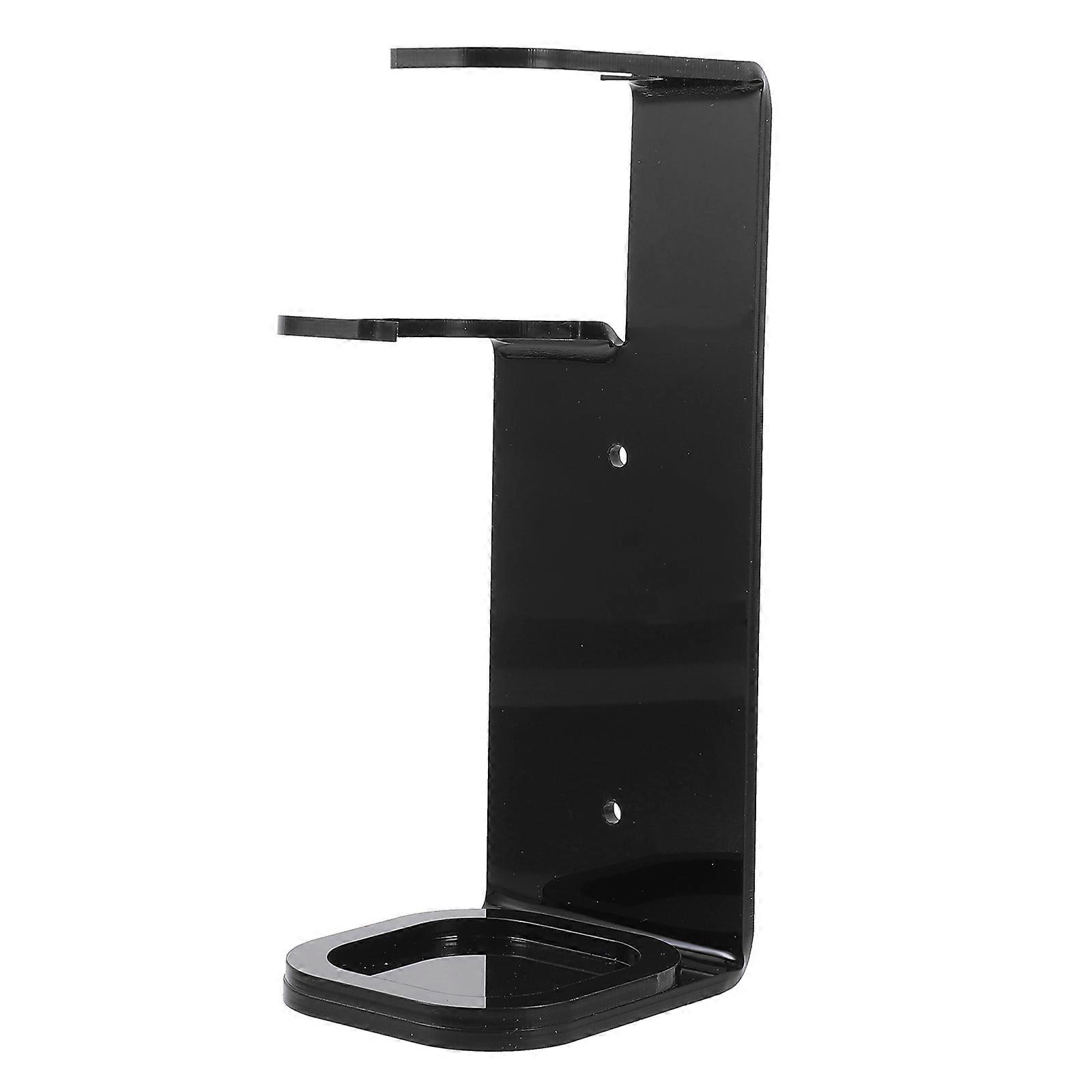 Black Acrylic Sword Stand for Wall Mount Display with Unique Design and Excellent Storage Effect 12.5x8.5x2.5 Inches
