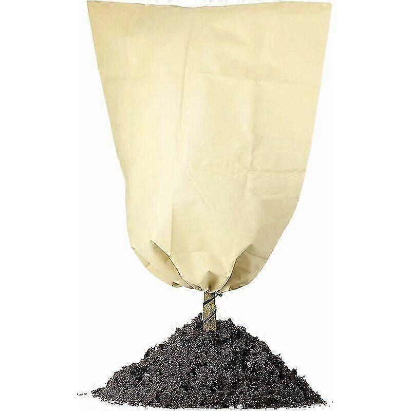 Housse antigel pour plantes d’hiver, résistante à la déchirure, 100 x 80 cm, beige